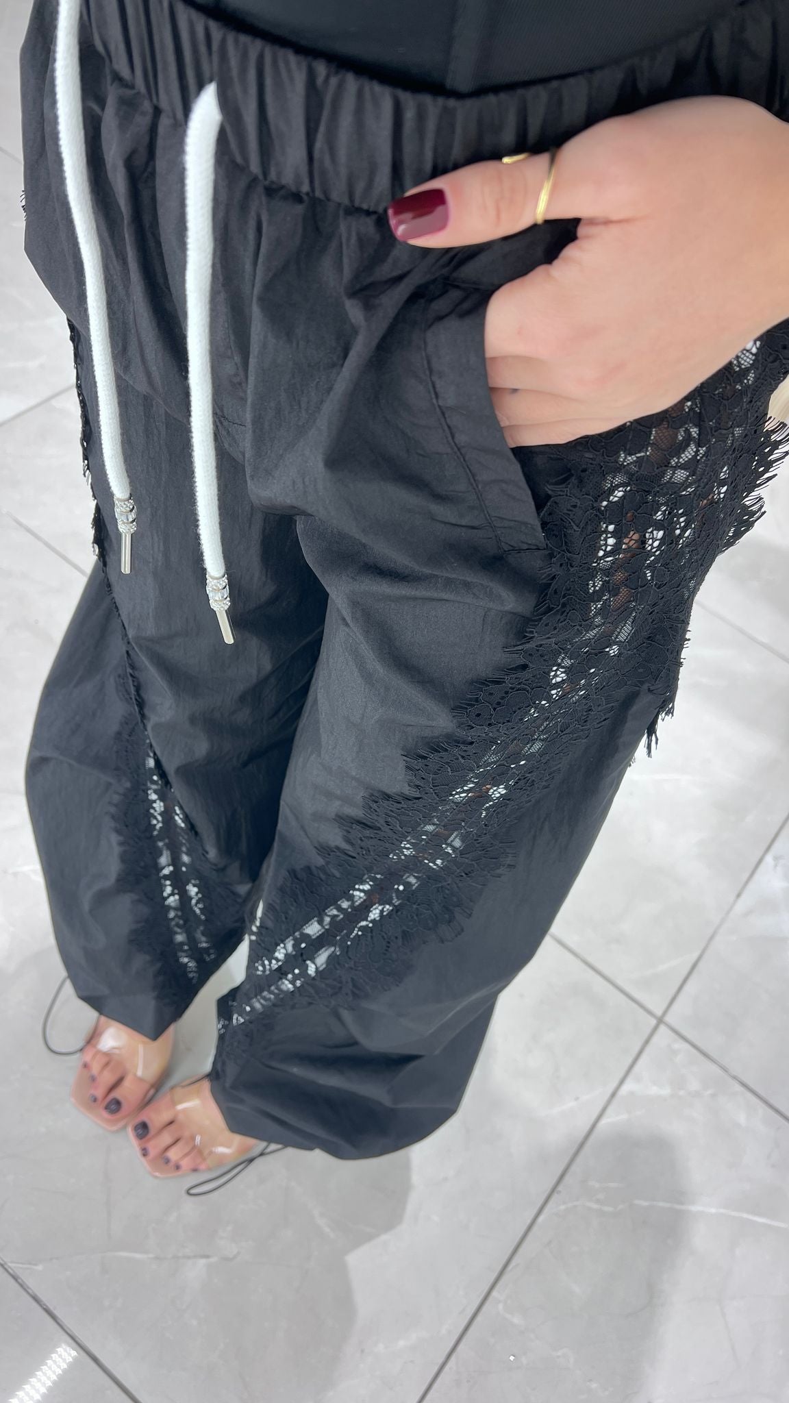 Pantalone Selene FR - 127160 - NERO - Frida Shop