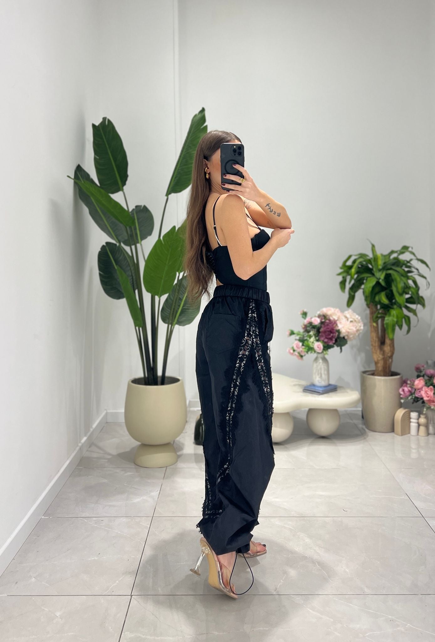 Pantalone Selene FR - 127160 - NERO - Frida Shop