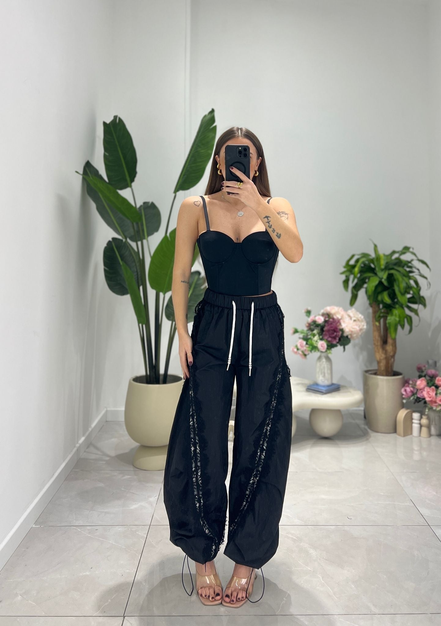 Pantalone Selene FR - 127160 - NERO - Frida Shop