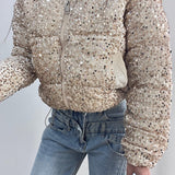 Piumino Doris 121 (oro) - Frida Shop