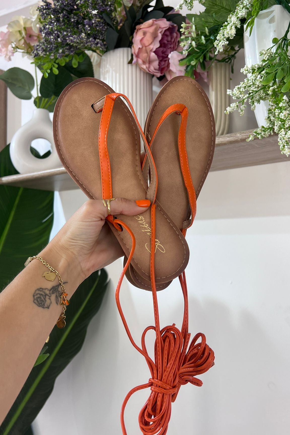 Sandalo con laccio 2216 - Frida Shop