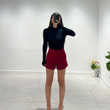 Shorts Brooke 4131 (bordeaux) - Frida Shop