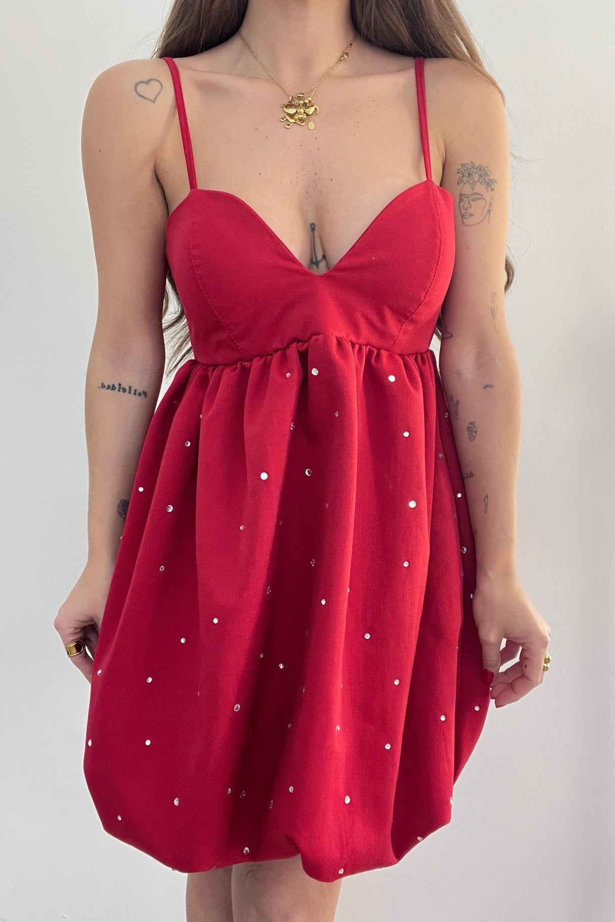 Vestito by Lumina 2113 (rosso) - Frida Shop