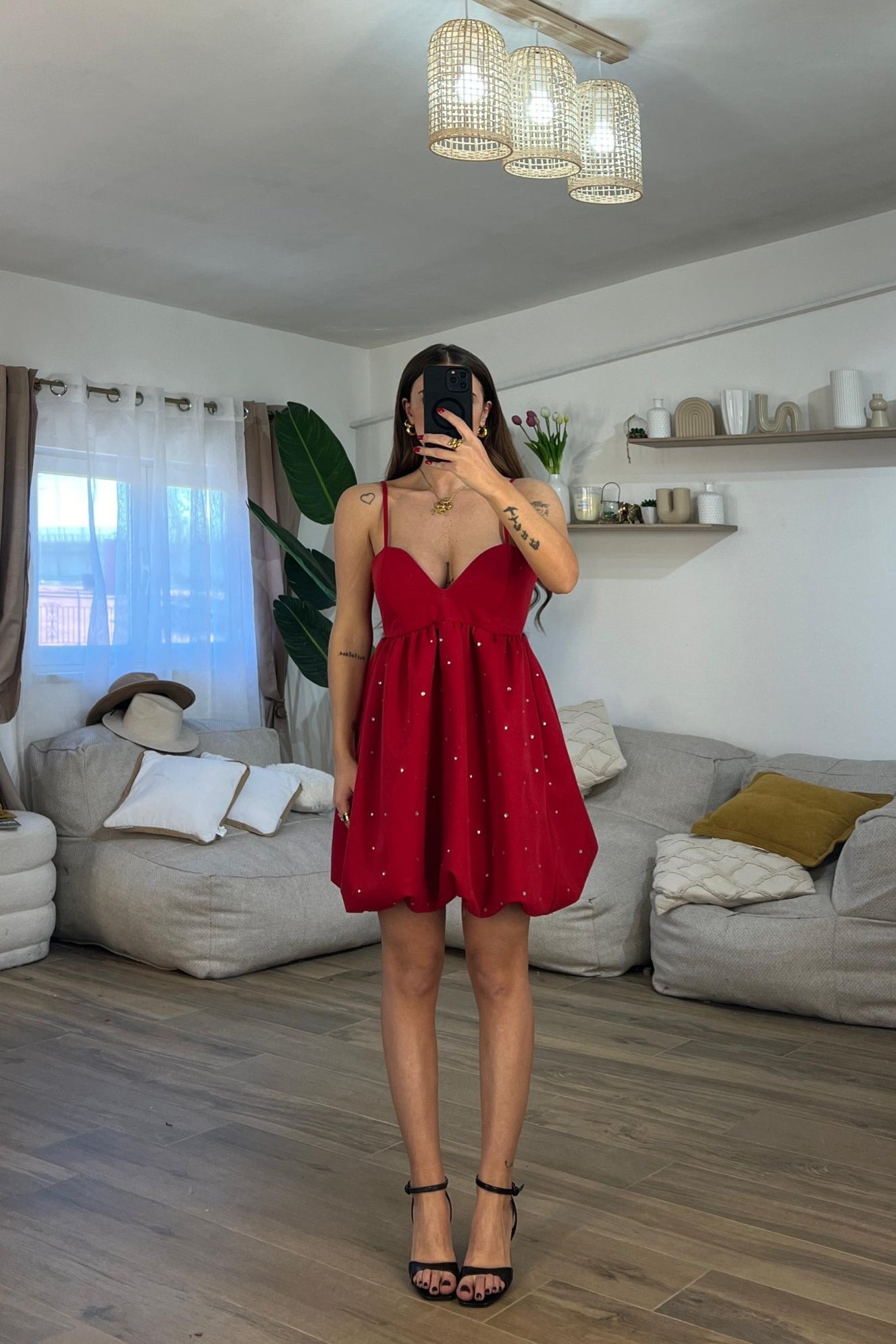 Vestito by Lumina 2113 (rosso) - Frida Shop