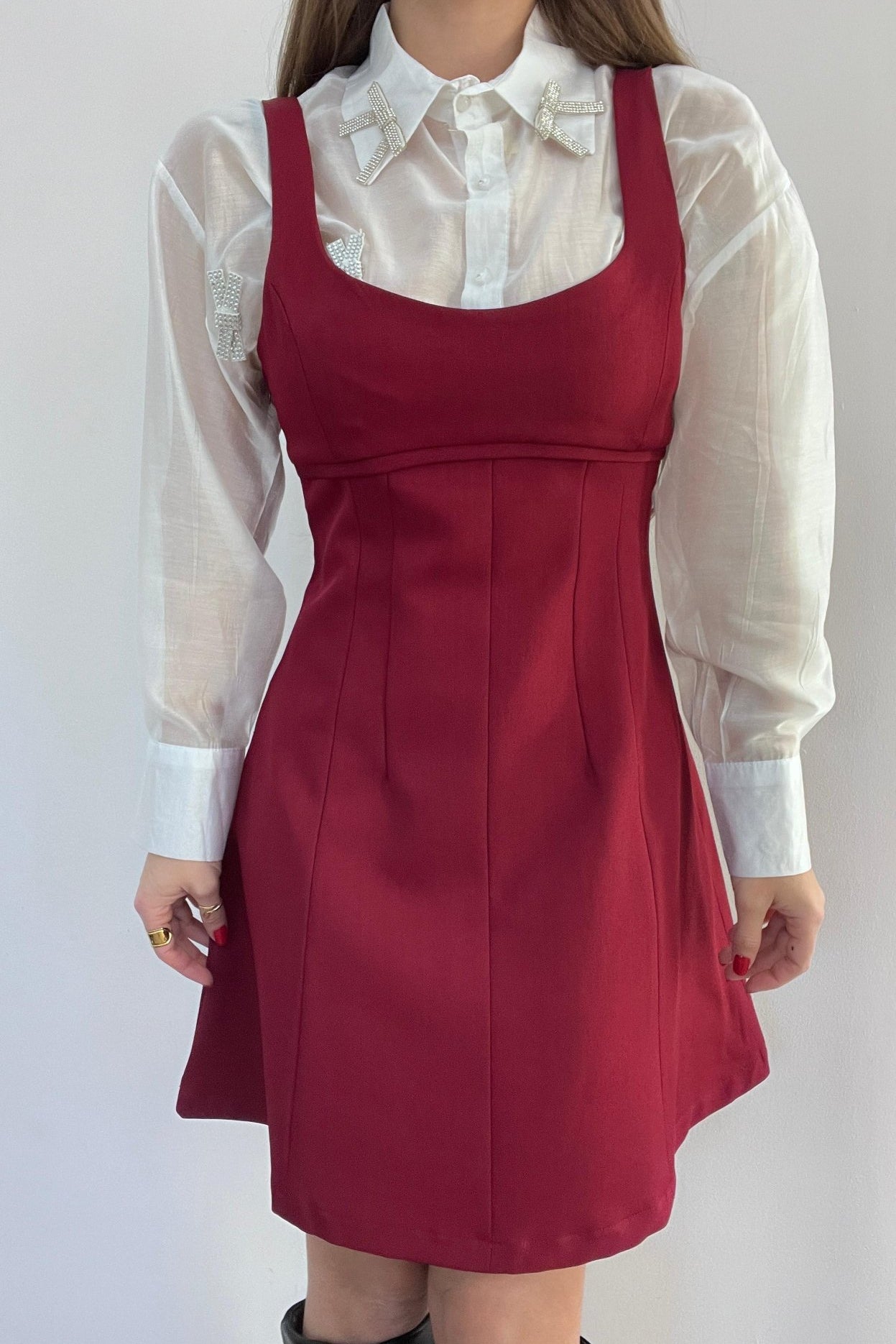 Vestito Camilla 7298 (bordeaux) - Frida Shop