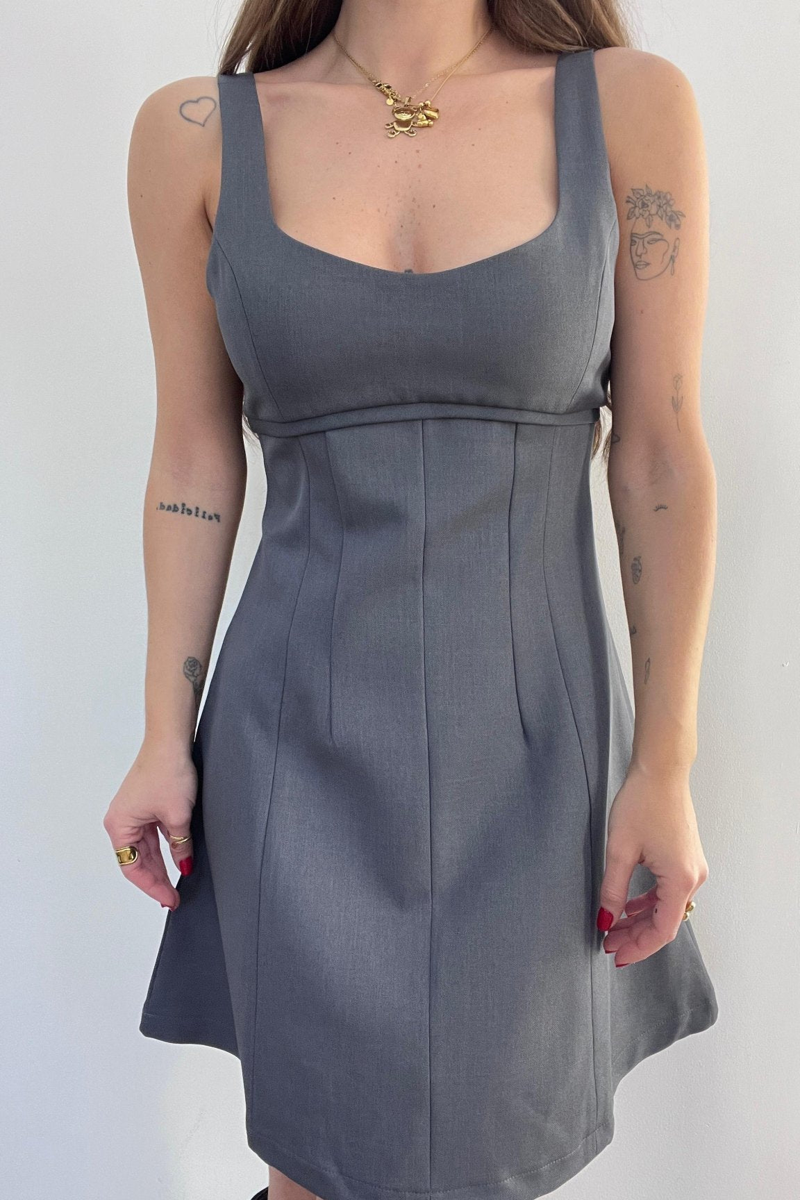 Vestito Camilla 7298 (grigio) - Frida Shop