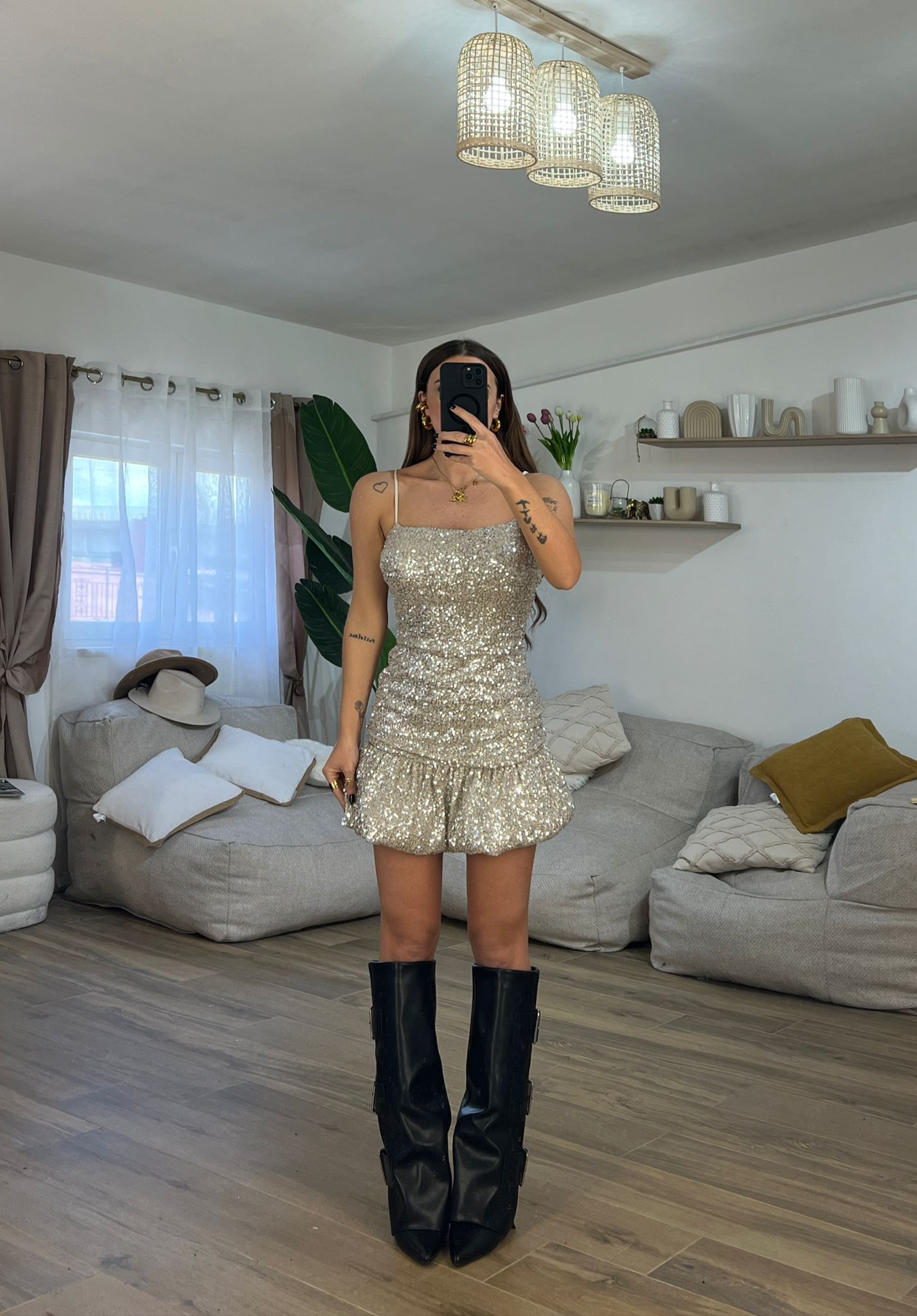 Vestito Dalit 13454 (argento) - Frida Shop