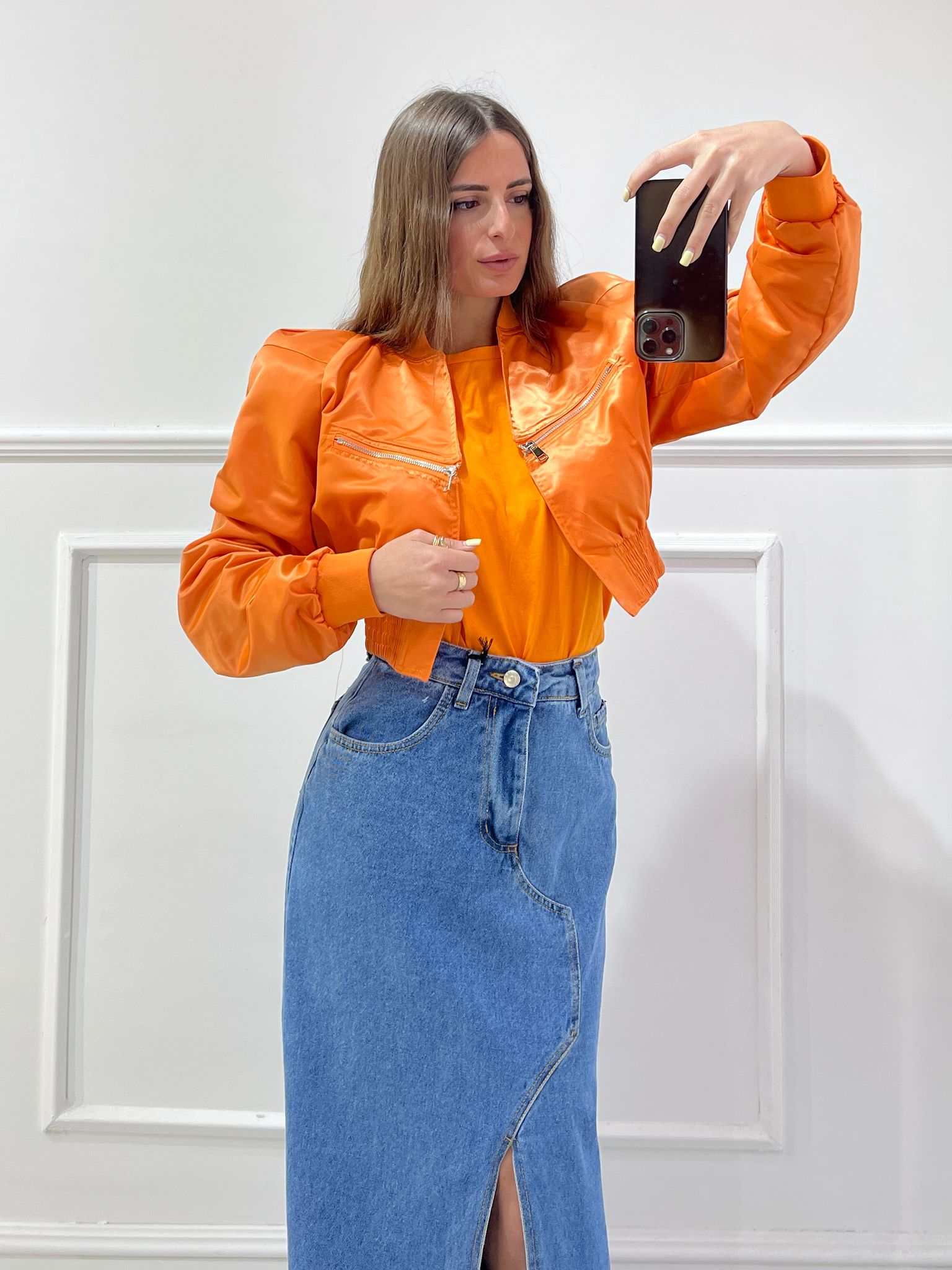 Giubbino Daisy crop 1203 - Frida Shop